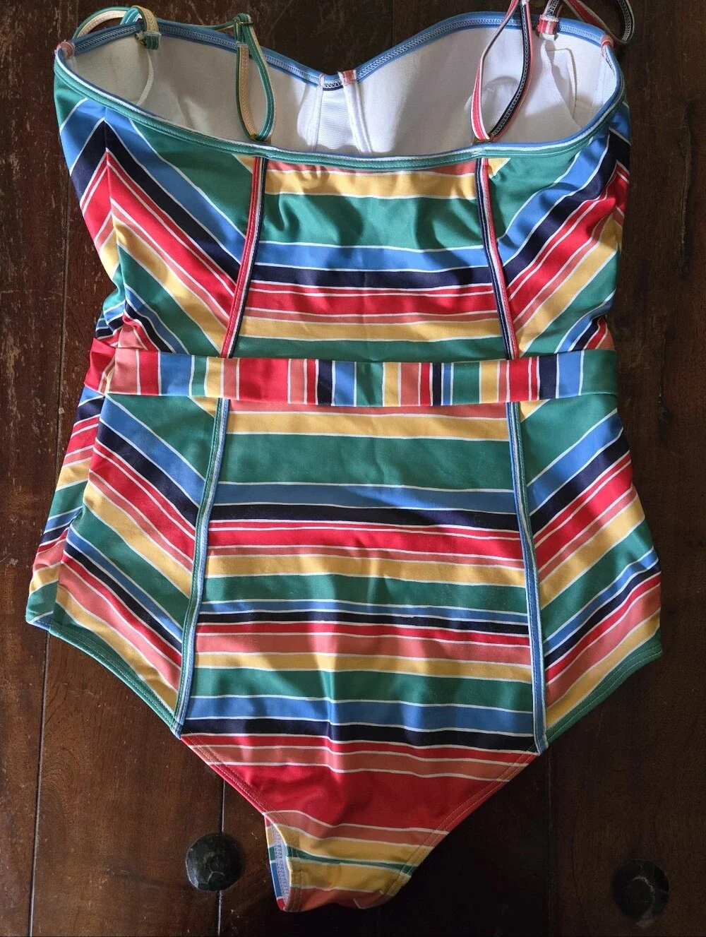 Modcloth The Pippa One-Piece Swimsuit size XL rainbow